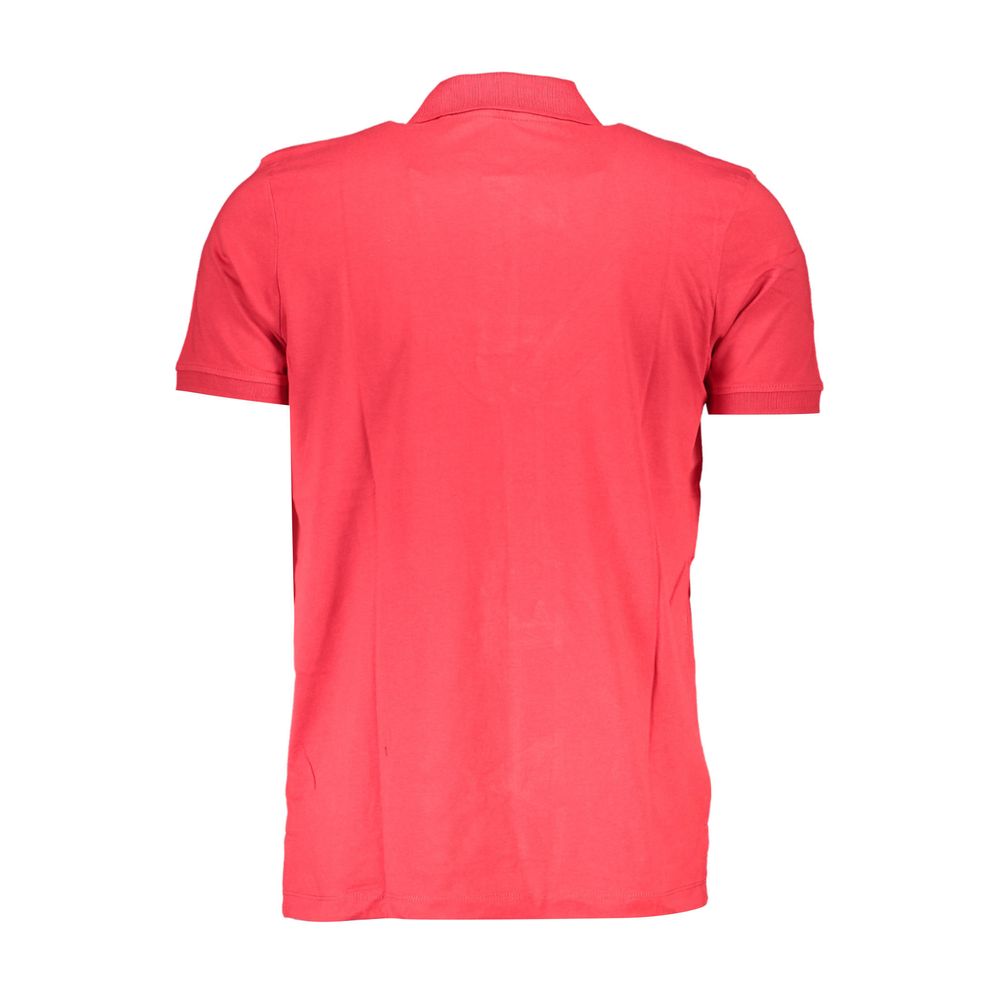 Gianmarco Venturi Red Cotton Polo Shirt