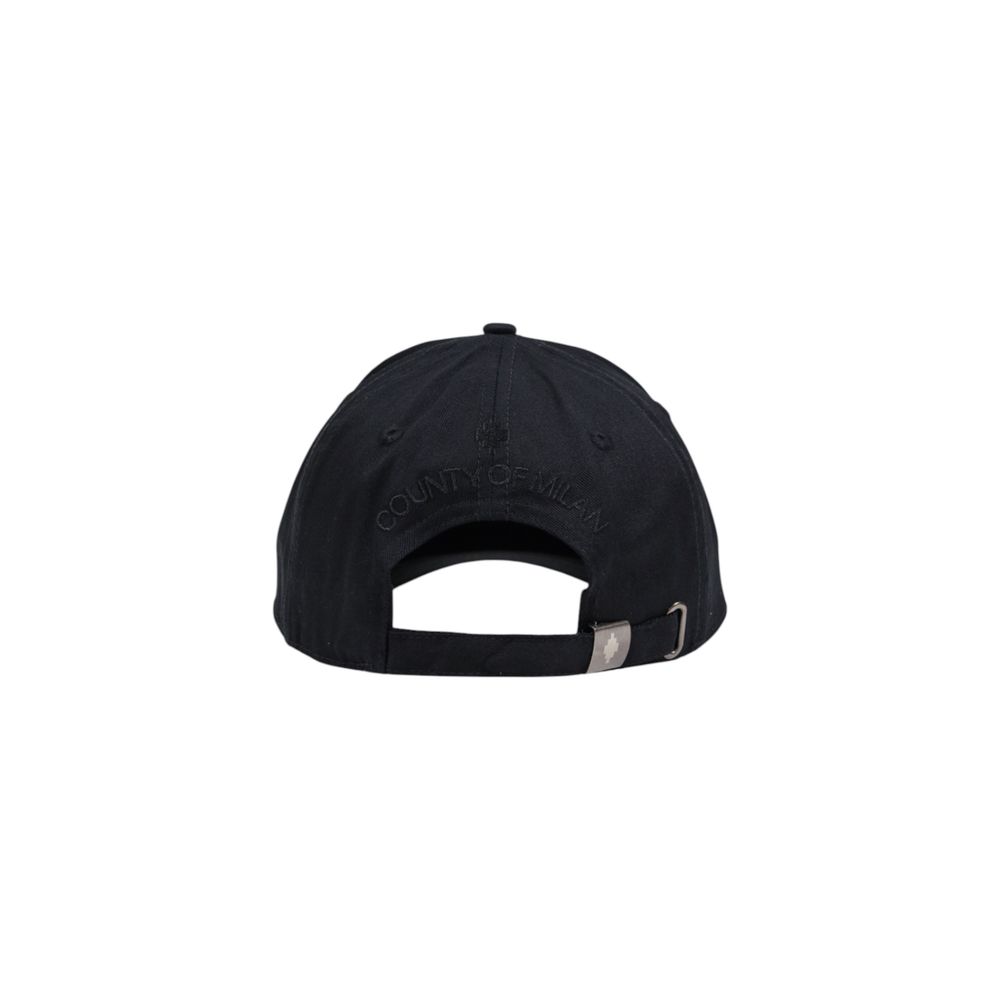 County of Milan Black Cotton Cap (Baseball Hat)