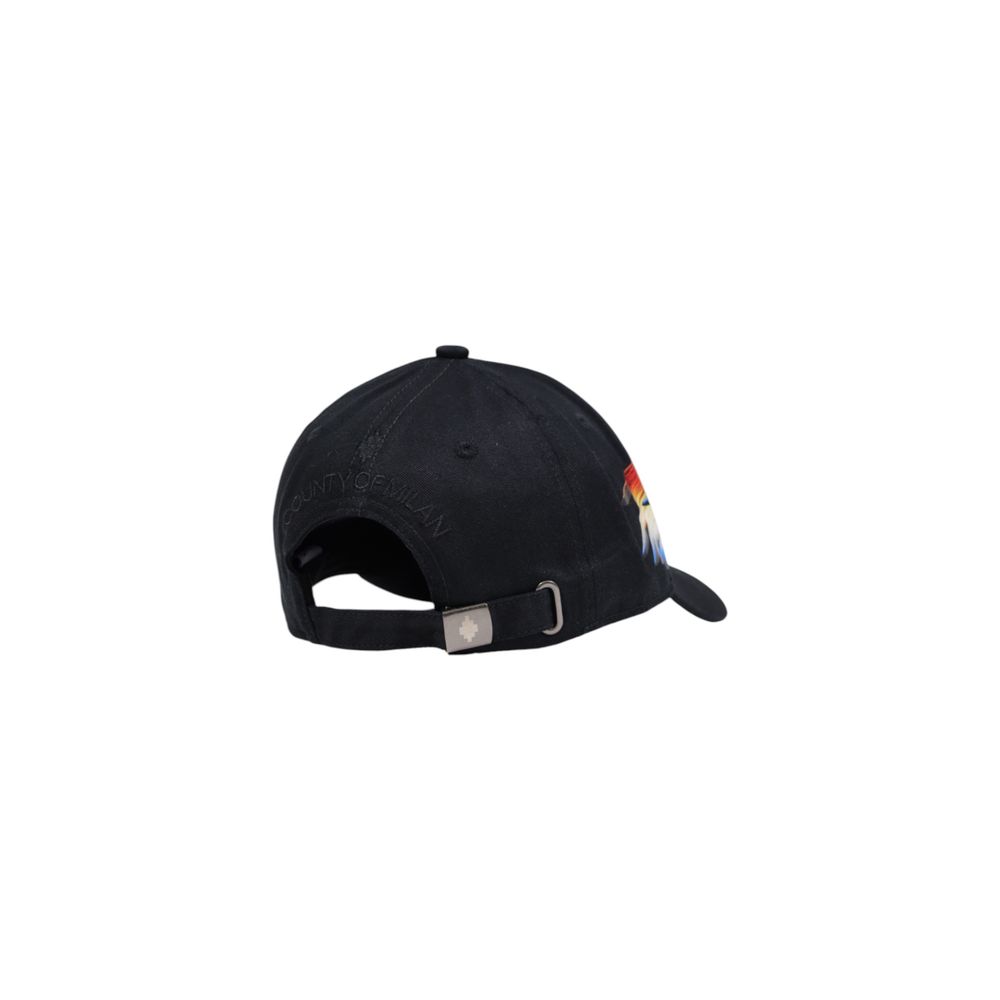 County of Milan Black Cotton Cap (Baseball Hat)