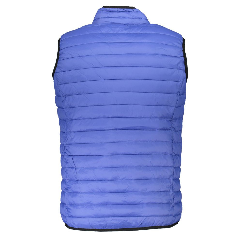 Gianmarco Venturi Blu Poliammide Men's Gilet