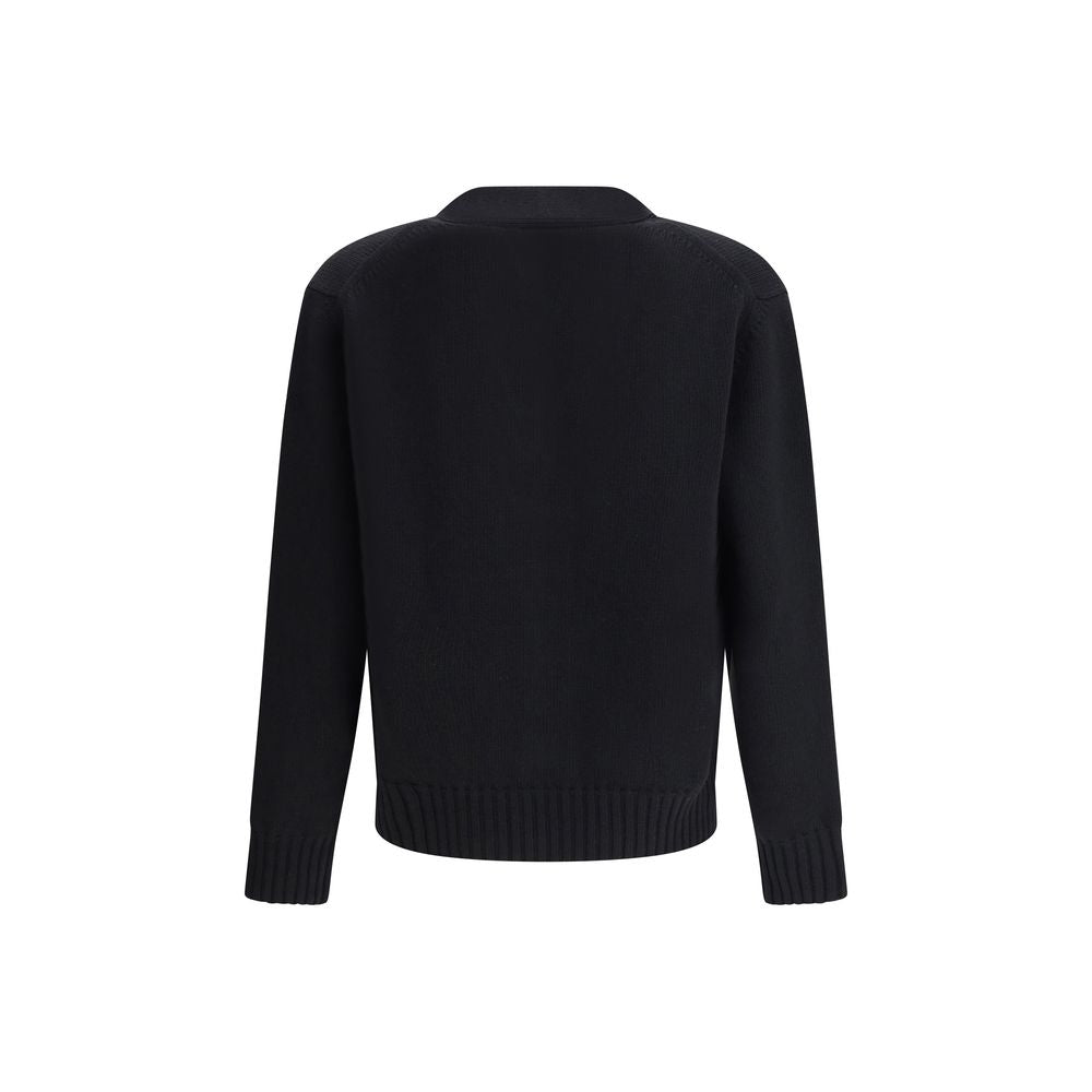 Moncler Black Fleece Wool Cardigan