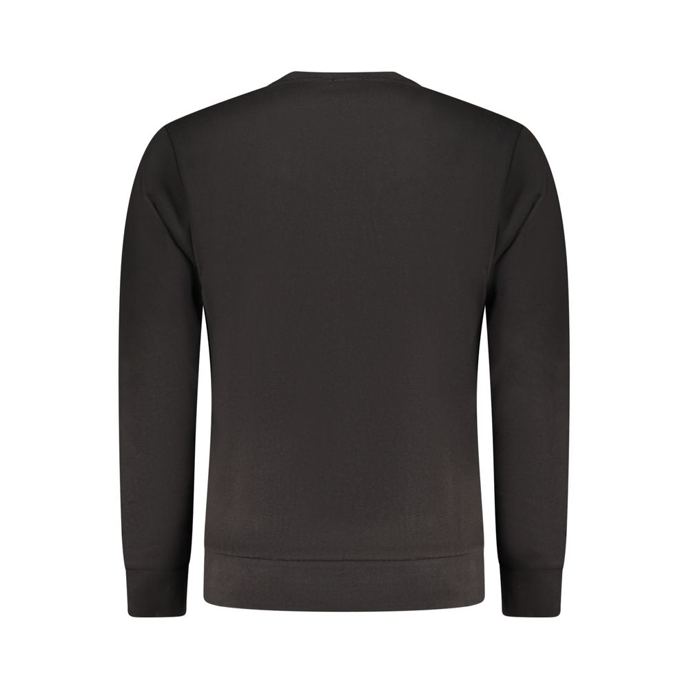 Rifle Black Cotton Men Sweater