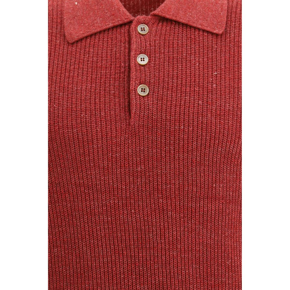 Brunello Cucinelli Multicolor Cotton Polo Shirt