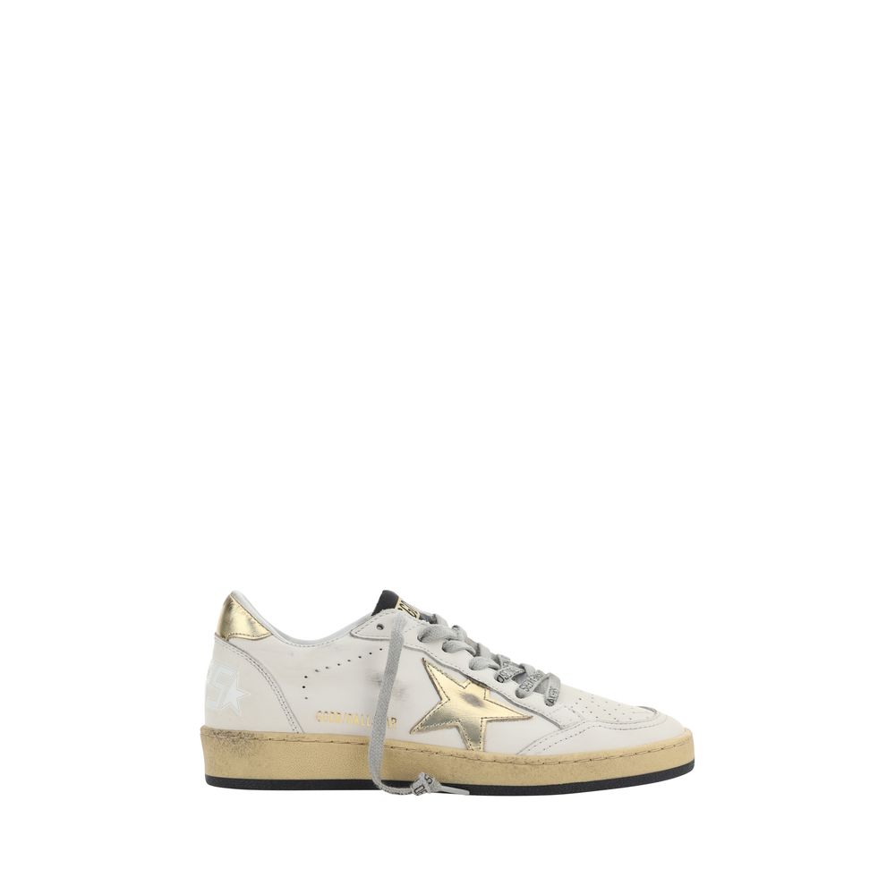 Golden Goose White Calf Leather Bos Taurus Sneakers