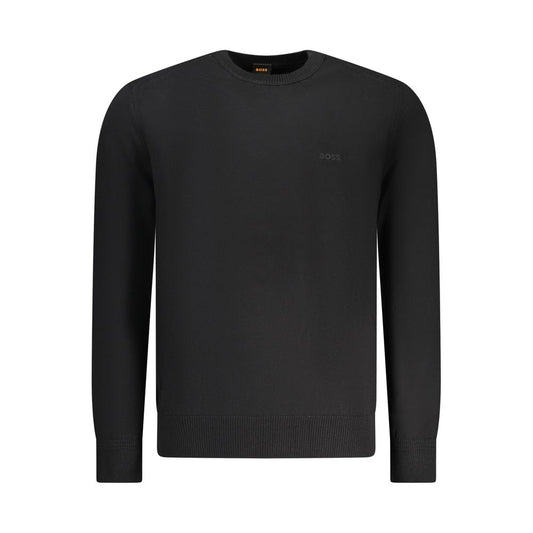 Hugo Boss Black Cotton Men's Sweater