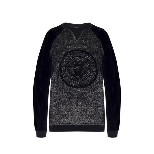 Balmain Black Elastane Sweatshirt