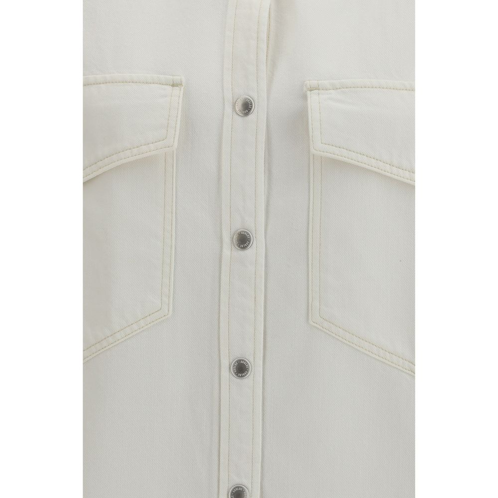 Agolde White Denim Shirt