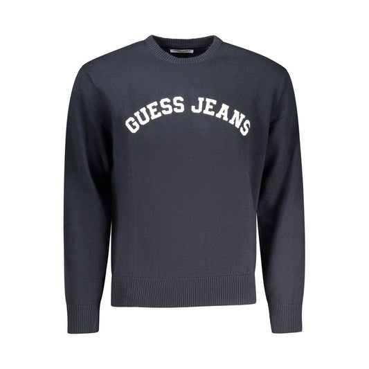 Guess Jeans Blue Cotton Men's Sweater