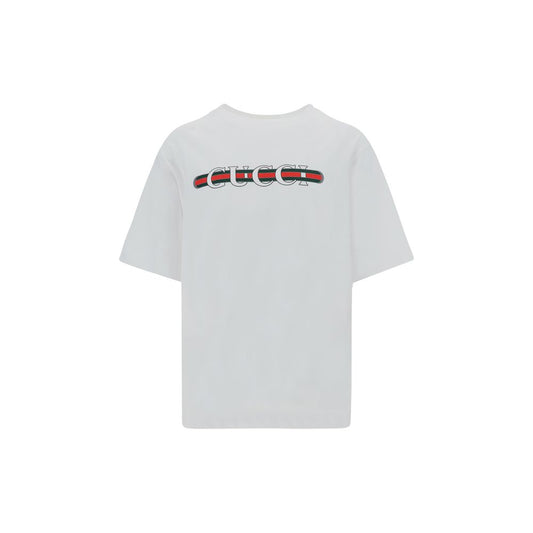Gucci White Cotton T-Shirt