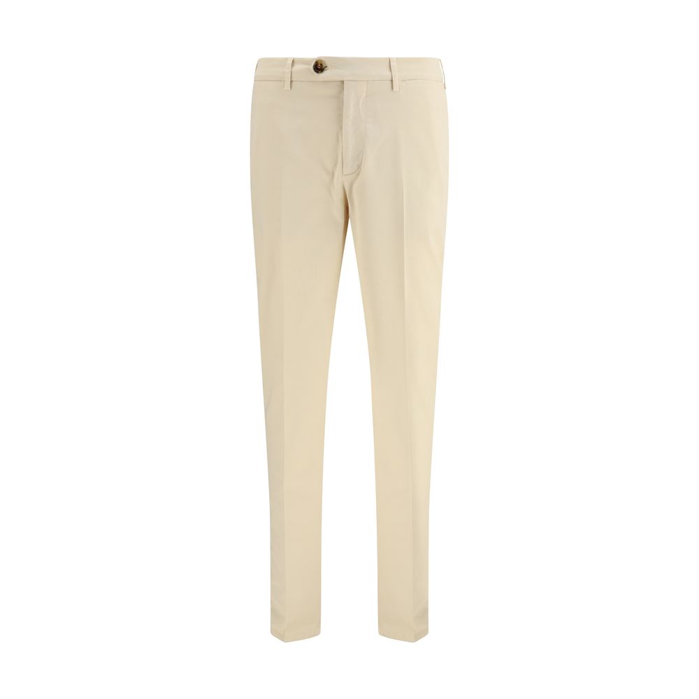Brunello Cucinelli Cream Cotton Pants