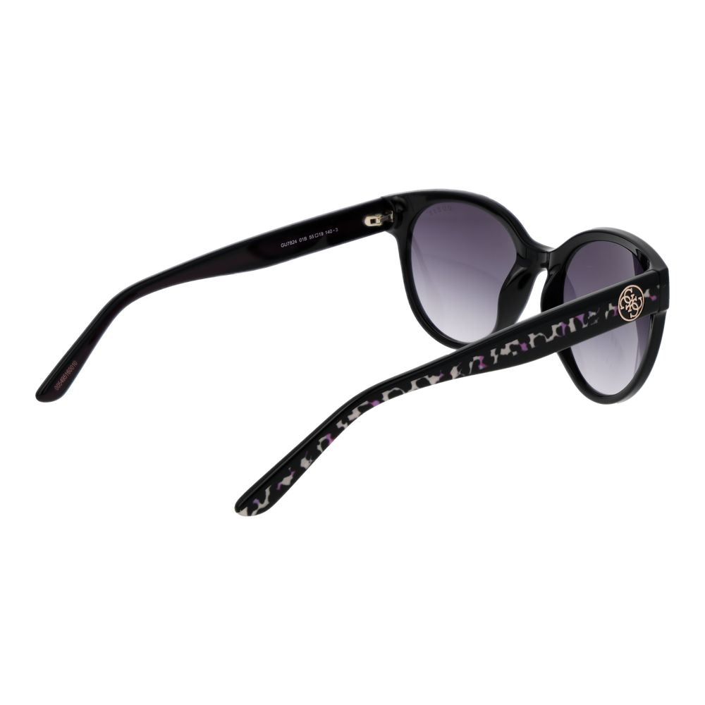 Guess Black Stainless Steel Sunglasses