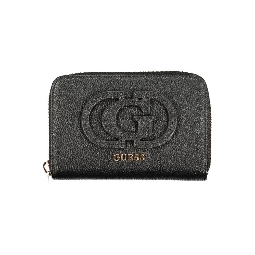 Guess Jeans Nero Poliuretano Women Wallet