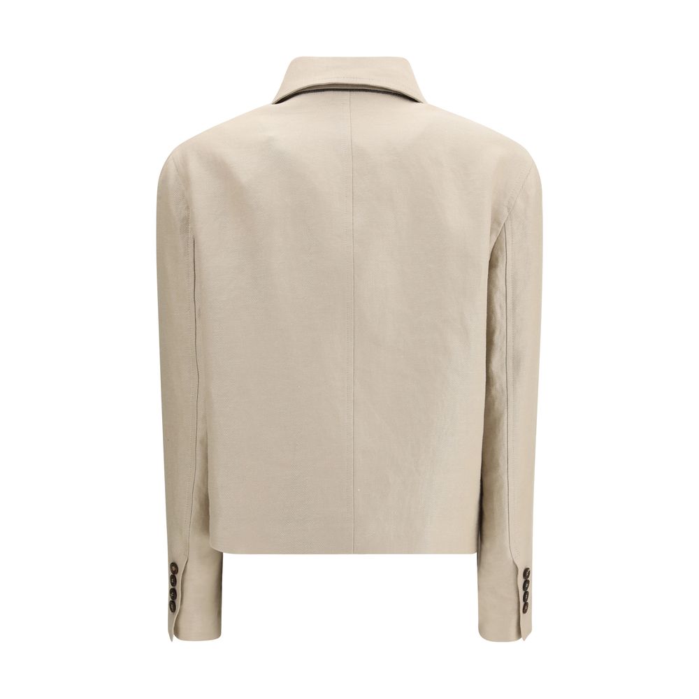 Brunello Cucinelli Beige Linen Clothing