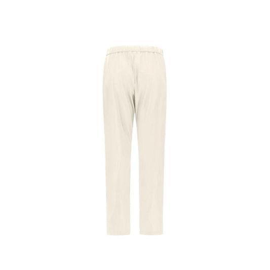 Herno White Leather Pants
