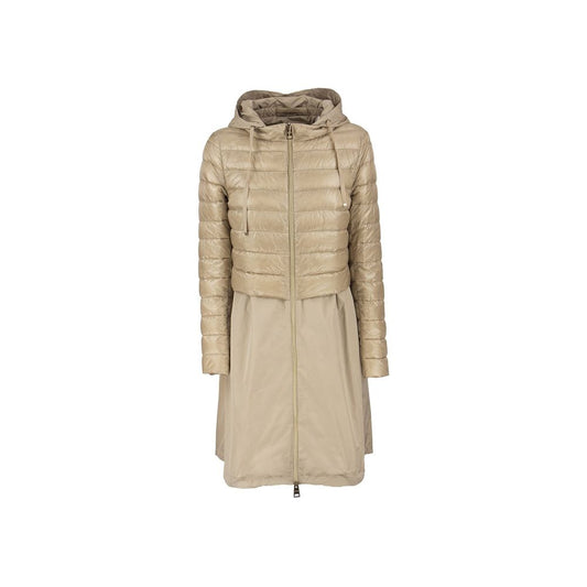 Herno Beige Polyester Coat