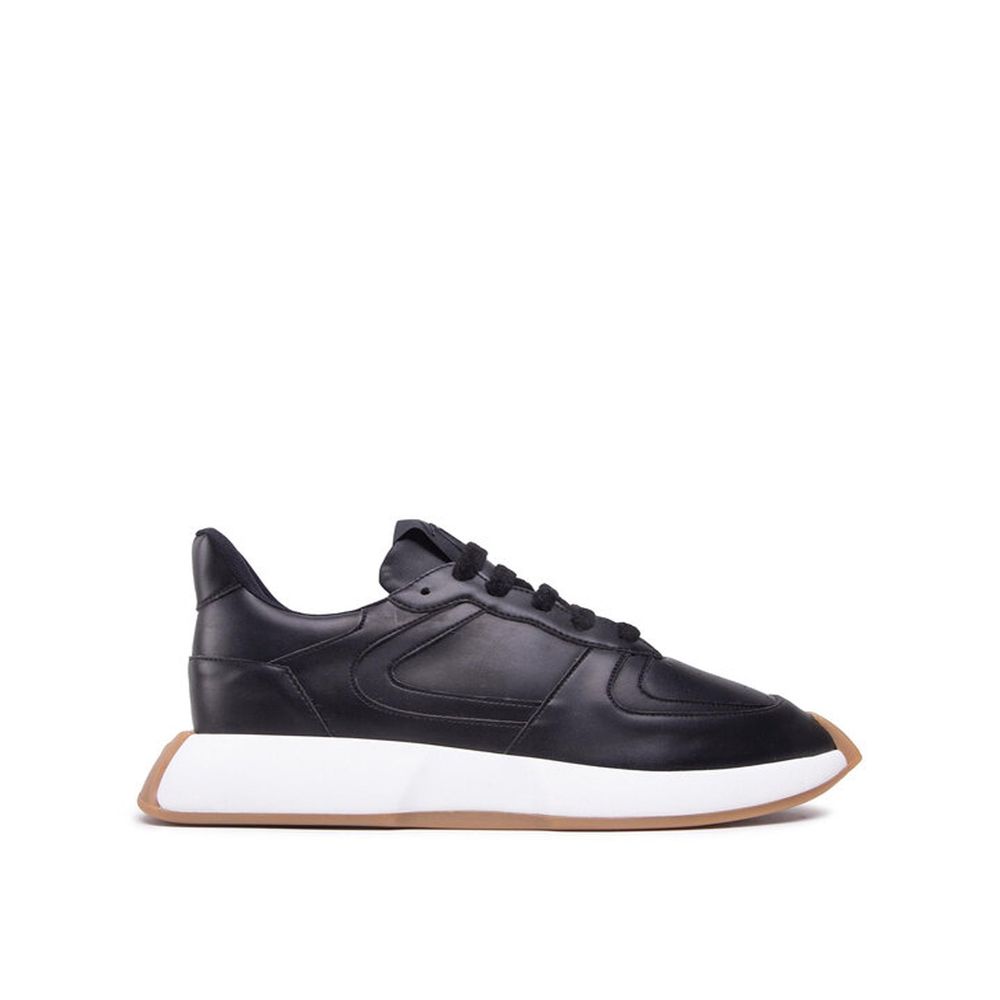 Giuseppe Zanotti Black Calfskin Sneakers