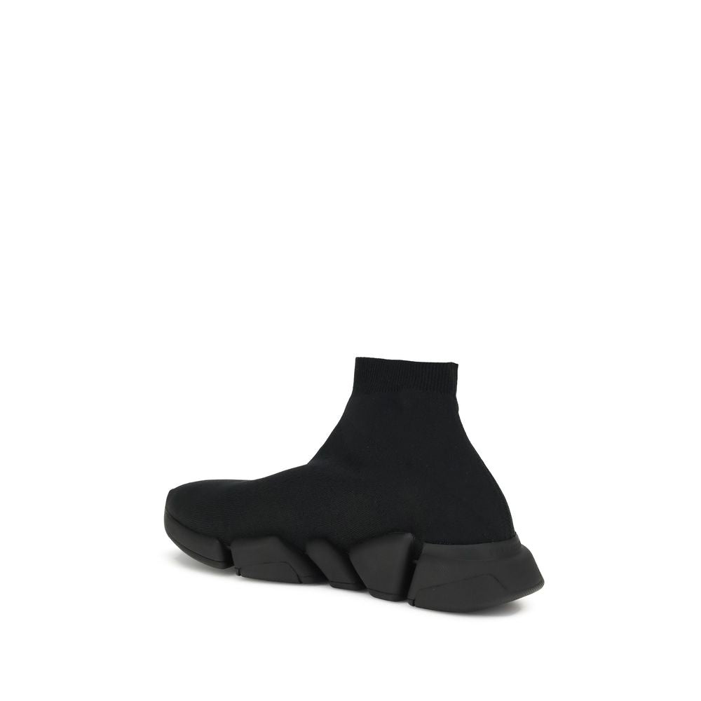 Balenciaga Black Rubber Athletic Sneakers