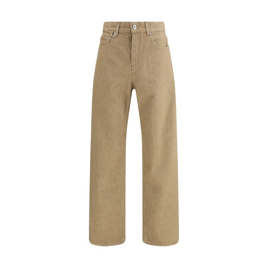 Jacquemus Beige Cotton Straight-Leg Jeans