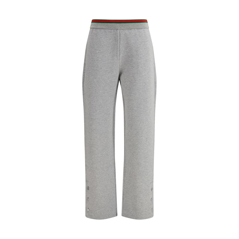 Gucci Gray Cotton Casual Pants