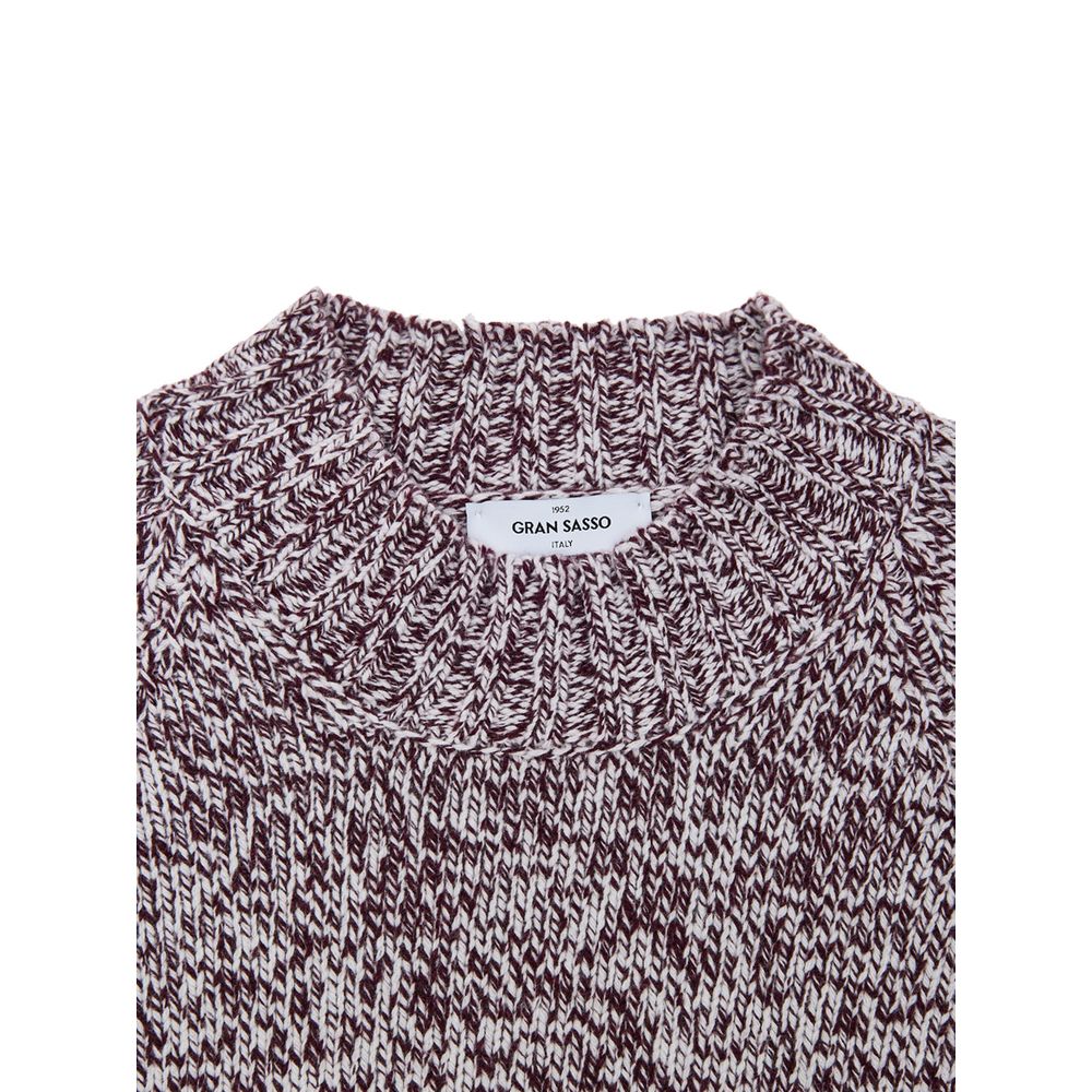 Gran Sasso Bordeaux Wool Turtleneck
