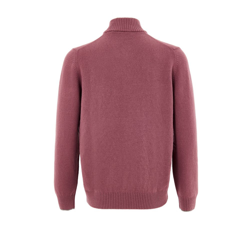 Gran Sasso Red Wool Turtleneck