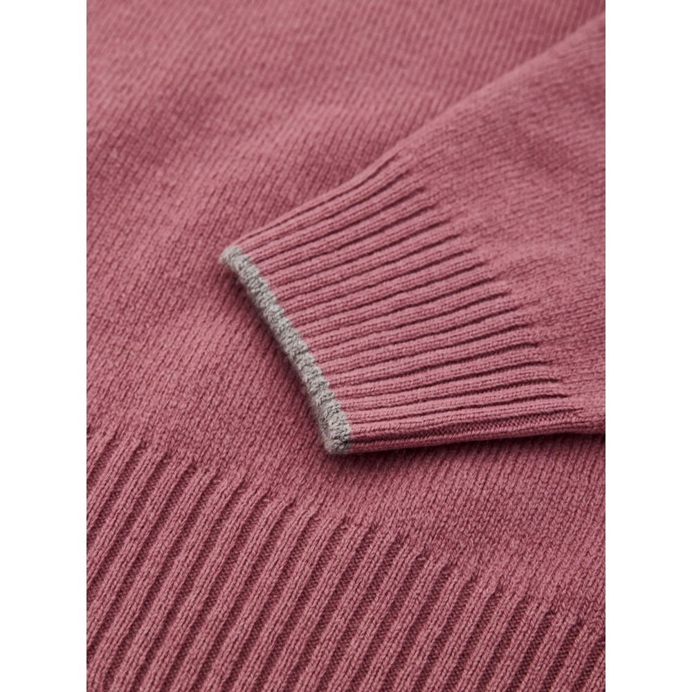 Gran Sasso Red Wool Turtleneck