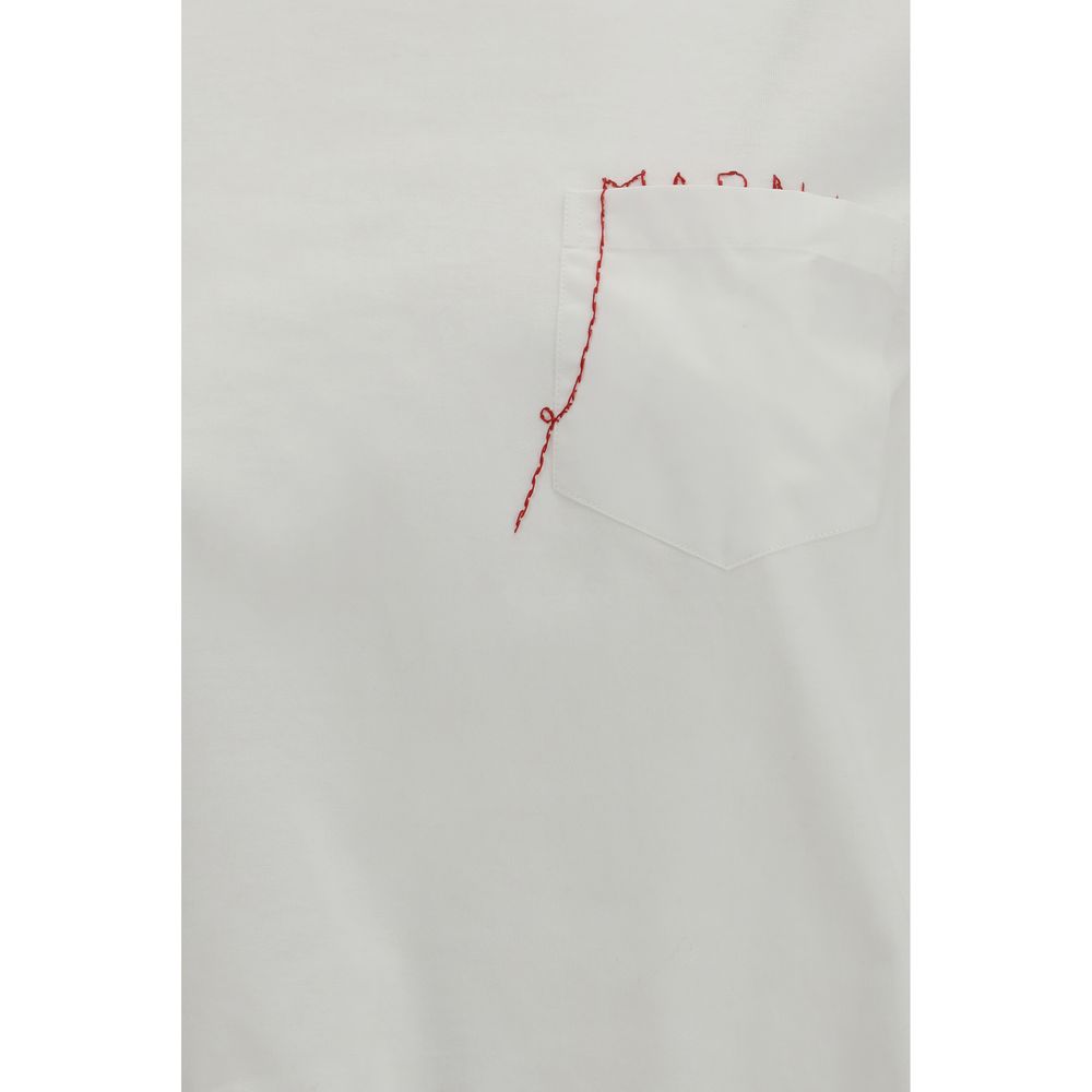 Marni White Cotton T-Shirt