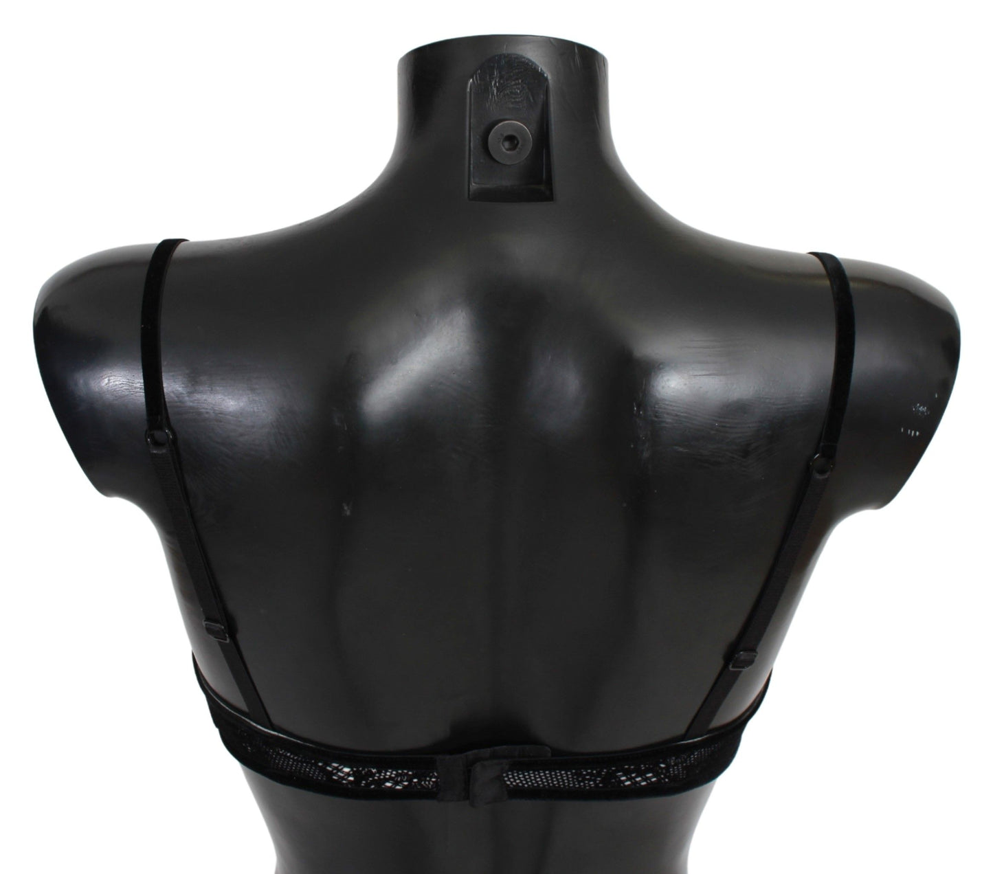 Ermanno Scervino Black Mesh Balconcino Bra Nylon  Underwear