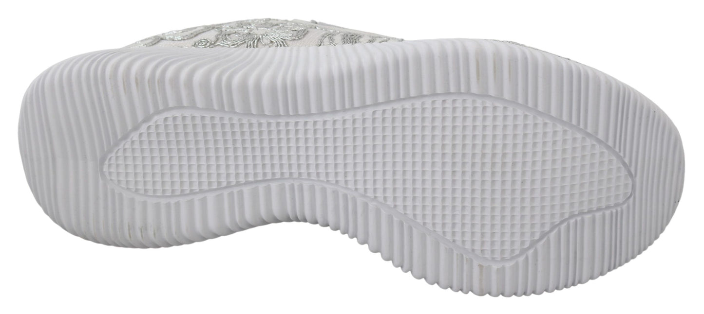 Plein Sport Silver Gleam Runner Joice Sneakers