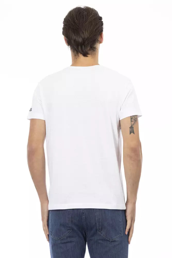 Trussardi Action White Cotton Men's T-Shirt
