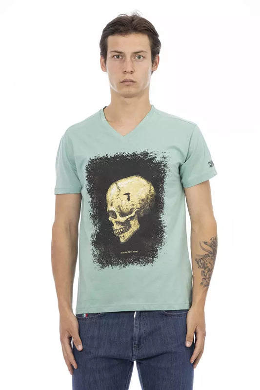 Trussardi Action Green Cotton Men's T-Shirt