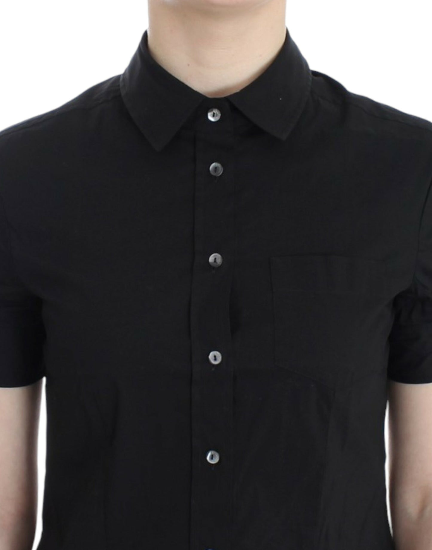 John Galliano Black cotton shirt top