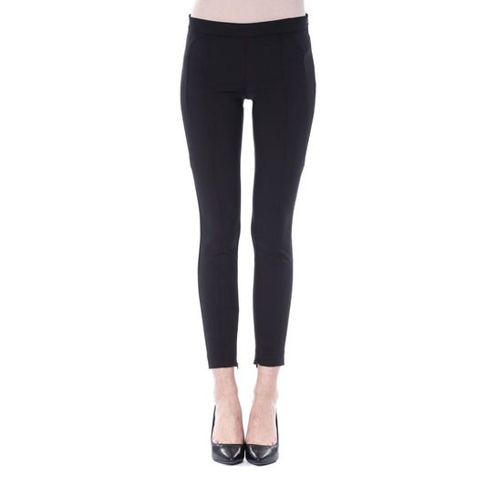 BYBLOS Black Polyester Women's Skinny Pant