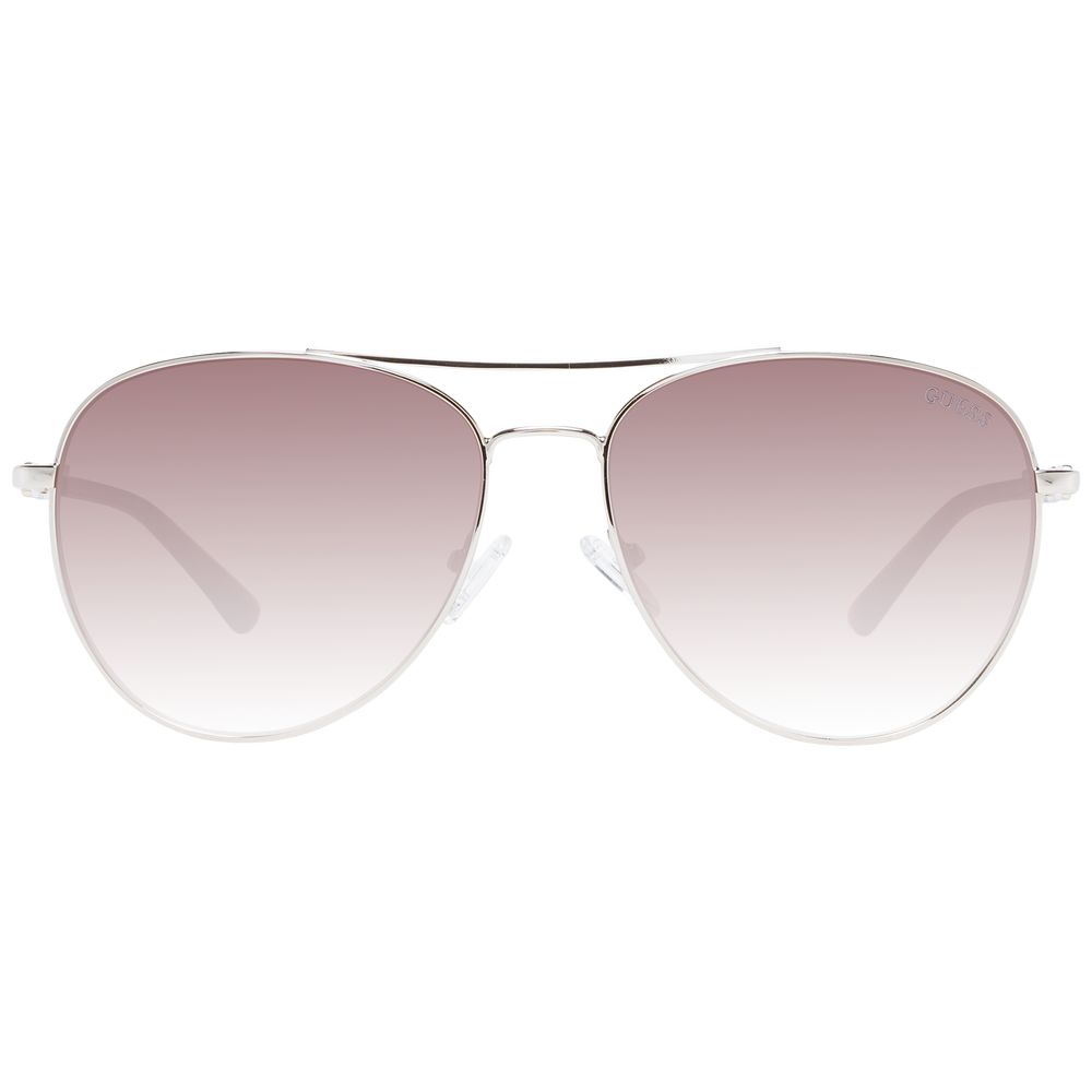 Guess Silver Metal Sunglasses