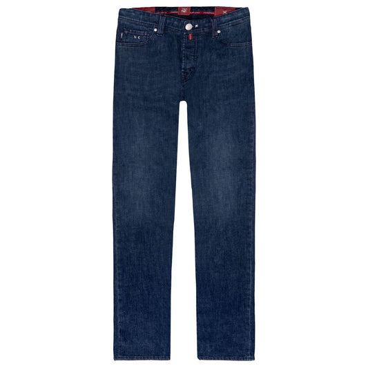 Tramarossa Blue Cotton Jeans Denim