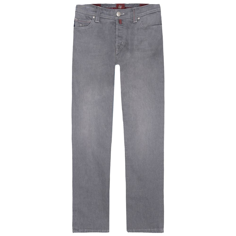 Tramarossa Gray Cotton Jeans Denim