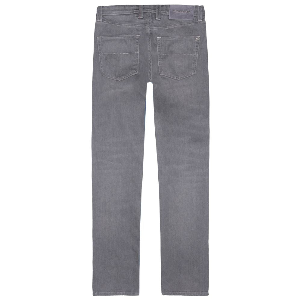 Tramarossa Gray Cotton Jeans Denim