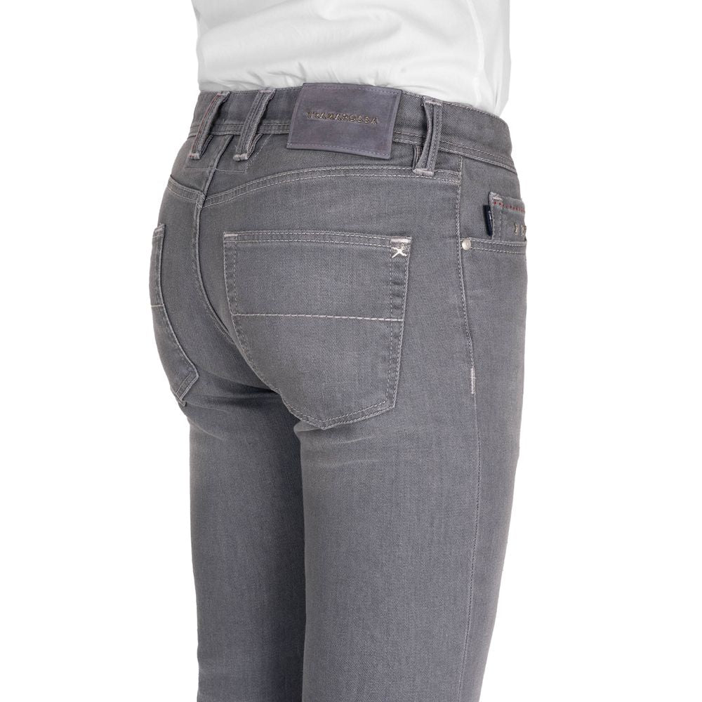 Tramarossa Gray Cotton Jeans Denim