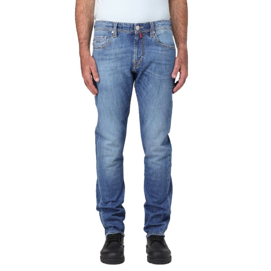 Tramarossa Blue Cotton Jeans Denim