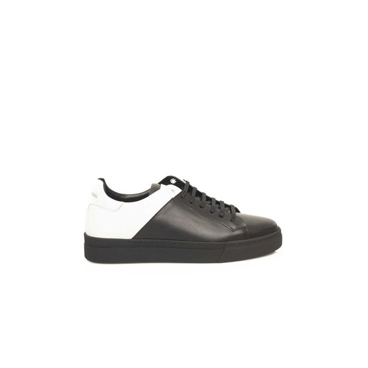 Cerruti 1881 Black Cowhide Men Sneaker