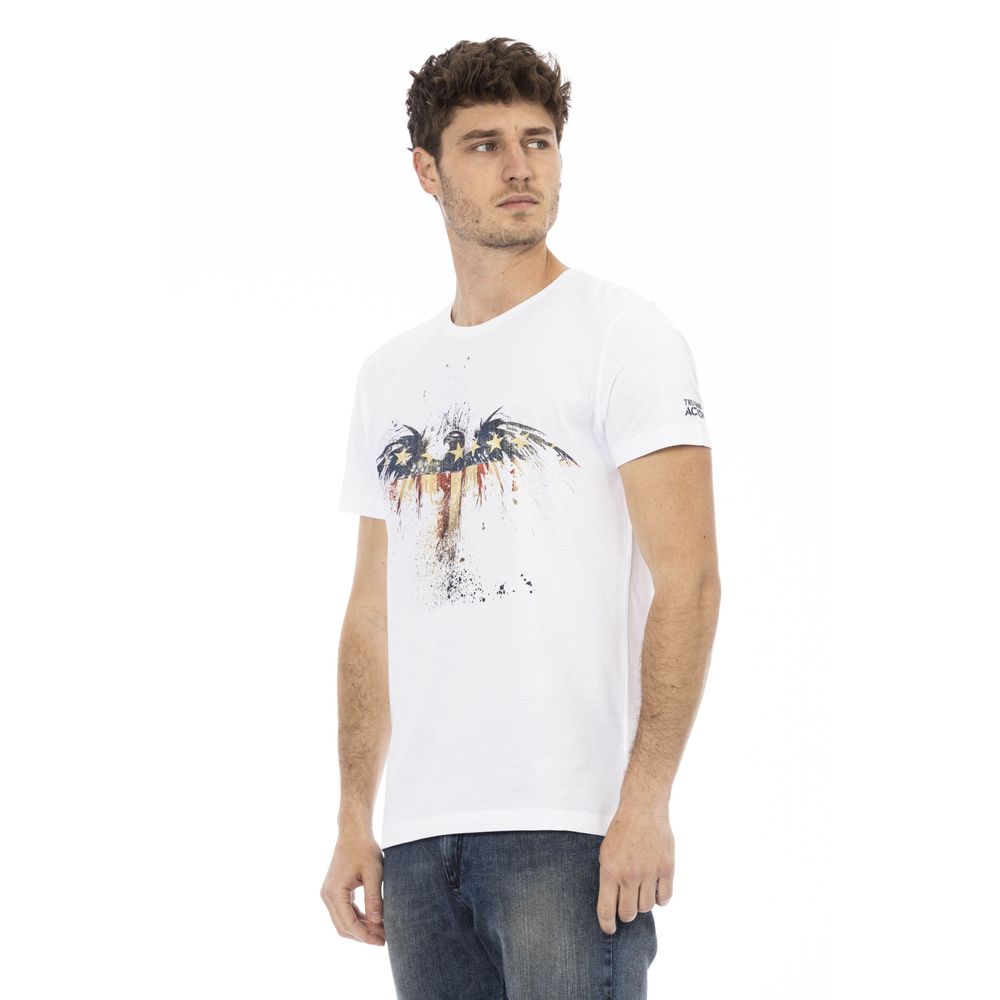 Trussardi Action White Cotton Men's T-Shirt