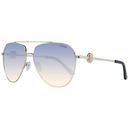 Guess Gold Metal Sunglasses