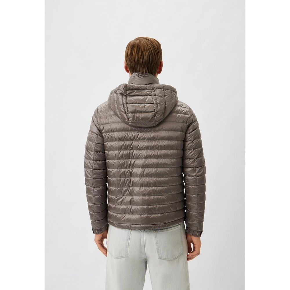 Add Gray Polyamide Men Jacket