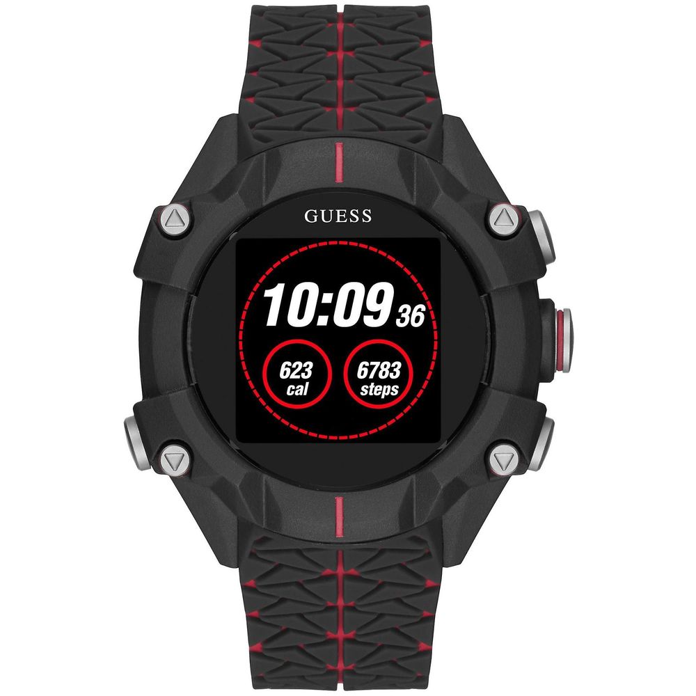Guess Black Resin Digital Watch