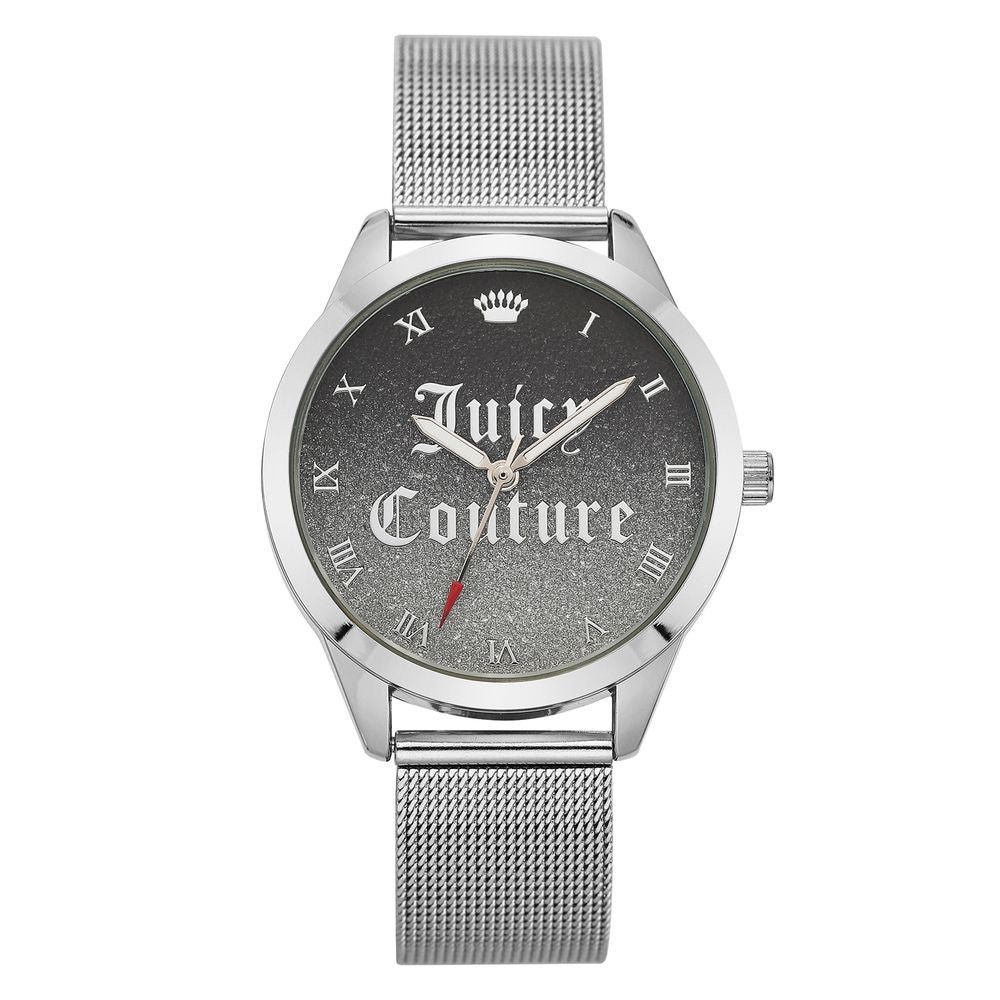 Juicy Couture Silver Stainless Steel Dress Watch