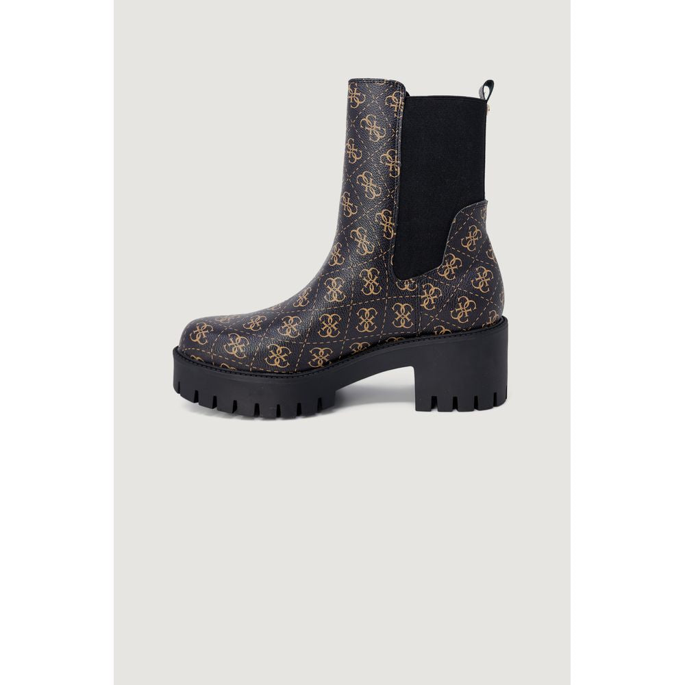 Guess Black Leather Ankle