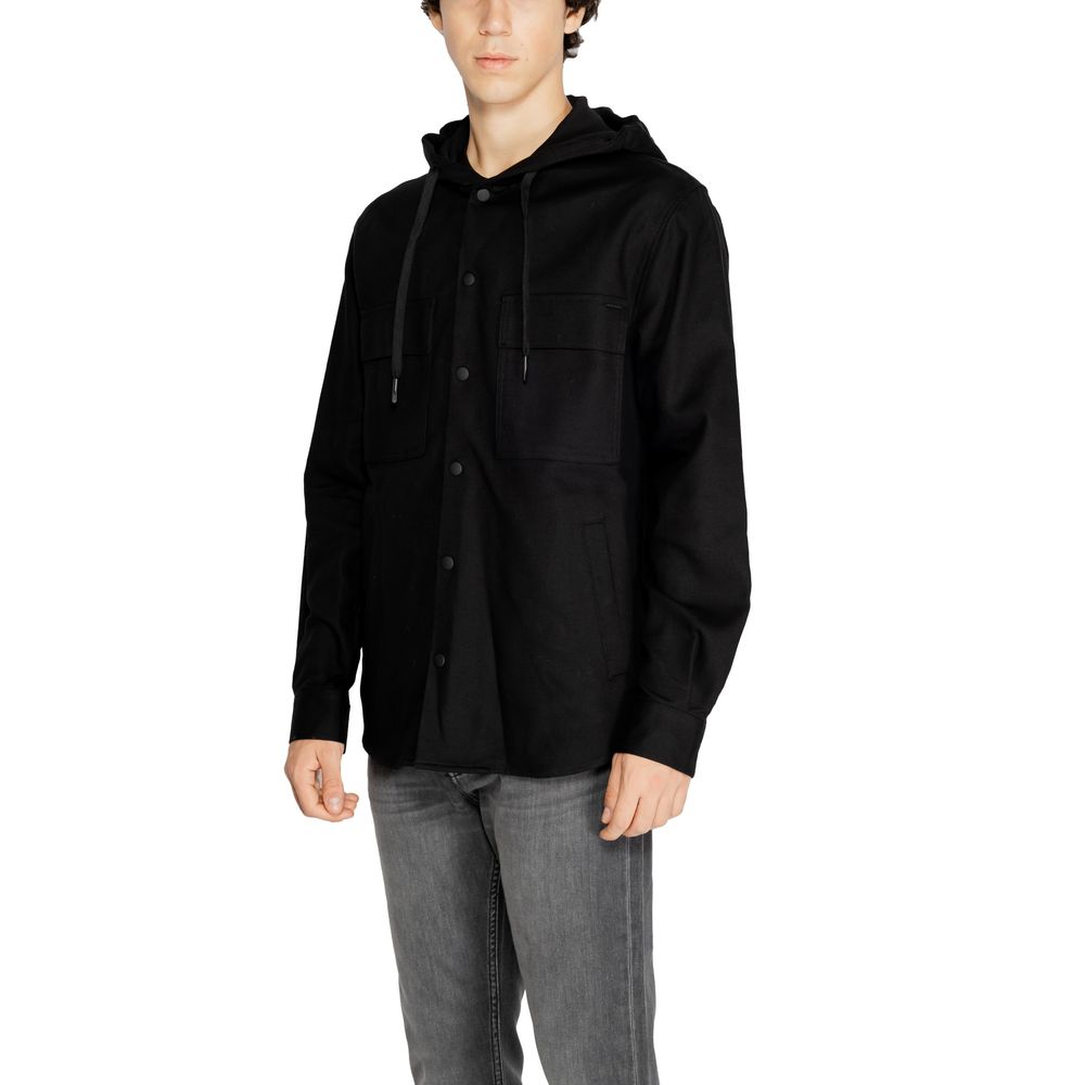 Antony Morato Black Cotton Shell Jacket