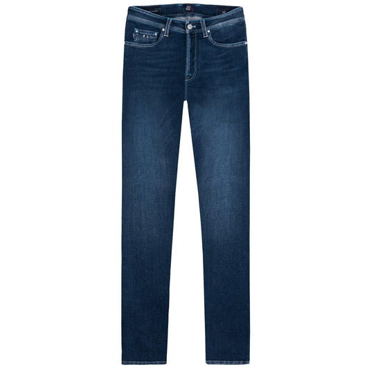 Tramarossa Blue Cotton Jeans Denim