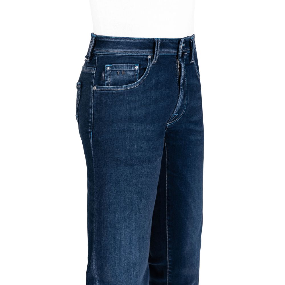 Tramarossa Blue Cotton Jeans Denim