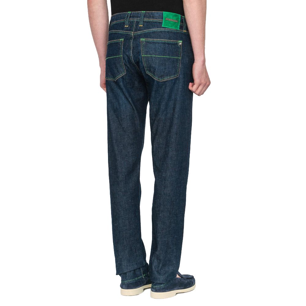 Tramarossa Blue Cotton Jeans Denim